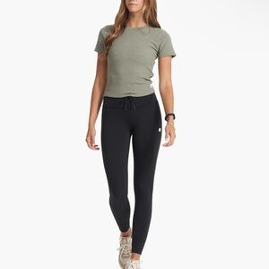 Vuori Black Daily Leggings Women's BreatheInterlock Leggings Medium